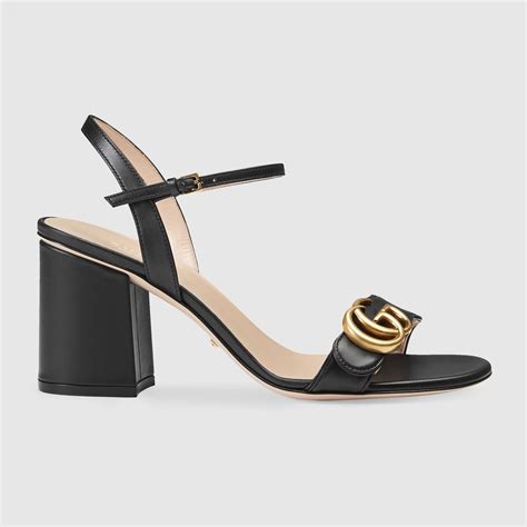 black Gucci sandals for women